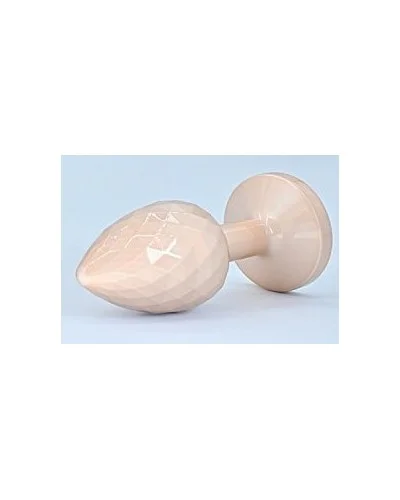 Plug Ikonik Diamond M 7 x 3.3 cm Beige sextoys et accessoires sur La Boutique du Hard