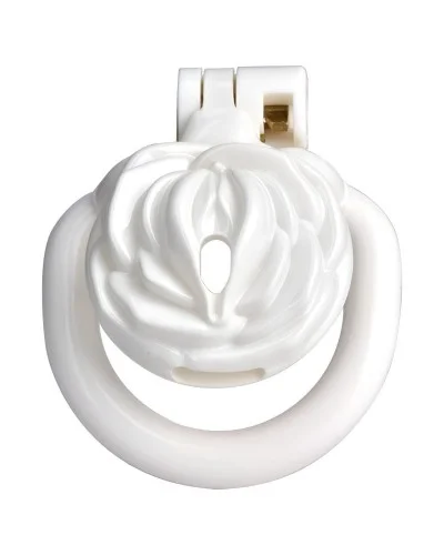 Cage de Chasteté Sissy Rose 3.5 x 3.5cm Blanche sextoys et accessoires sur La Boutique du Hard