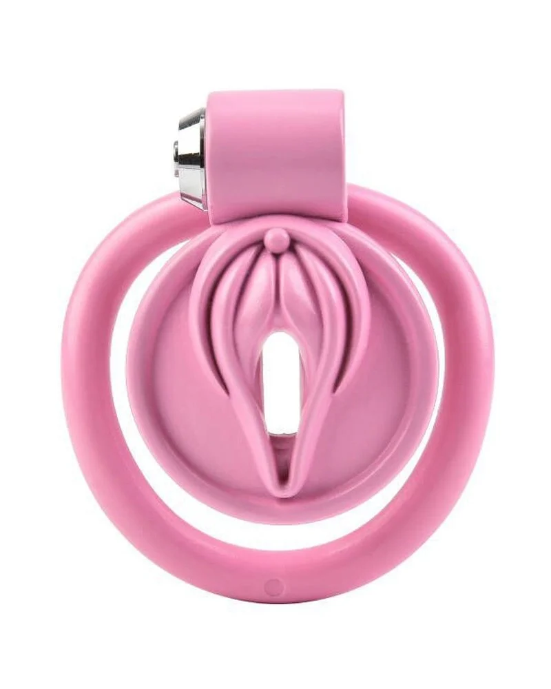 Cage de Chasteté Sissy Clit 2.5 x 3.8cm Rose sextoys et accessoires sur La Boutique du Hard