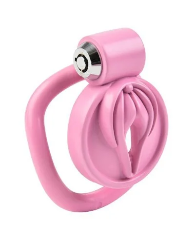 Cage de Chasteté Sissy Clit 2.5 x 3.8cm Rose sextoys et accessoires sur La Boutique du Hard