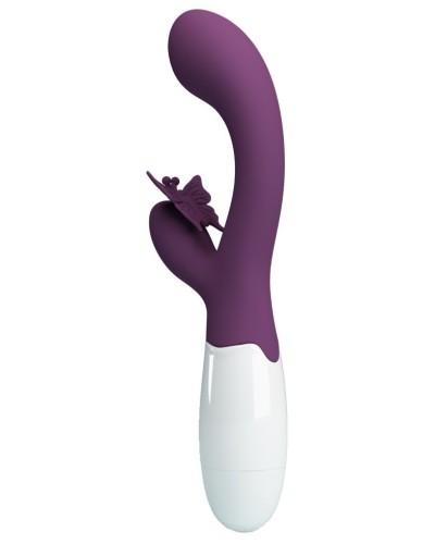 Vibro Rabbit Butterfly Kiss 10 x 3.1cm sextoys et accessoires sur La Boutique du Hard