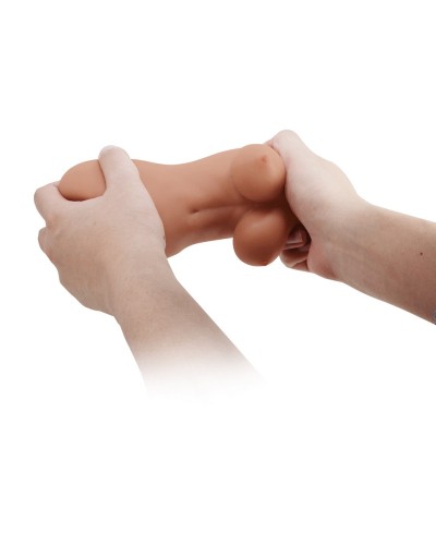 Masturbateur Pussy Crazy Bull Hannah 2 Entrées Marron sextoys et accessoires sur La Boutique du Hard