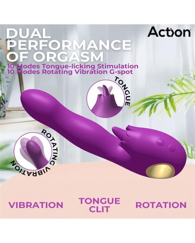 Vibro Rabbit Toka 15 x 3.6cm sextoys et accessoires sur La Boutique du Hard