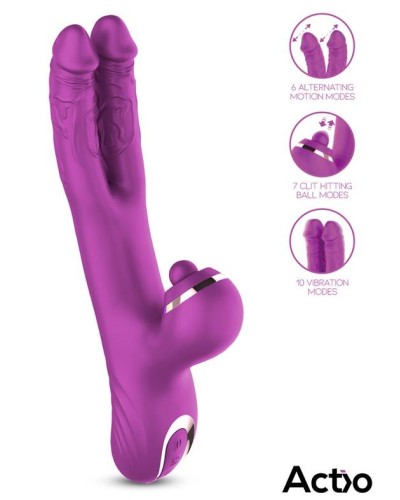 Vibro Rabbit Nico 12 x 3.7cm sextoys et accessoires sur La Boutique du Hard