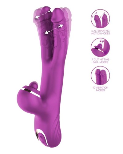 Vibro Rabbit Nico 12 x 3.7cm sextoys et accessoires sur La Boutique du Hard