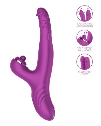 Vibro Rabbit Nico 12 x 3.7cm sextoys et accessoires sur La Boutique du Hard