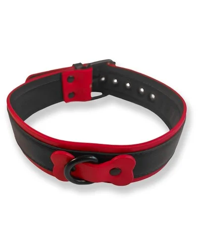 Collier Puppy Collar Noir-Rouge sextoys et accessoires sur La Boutique du Hard