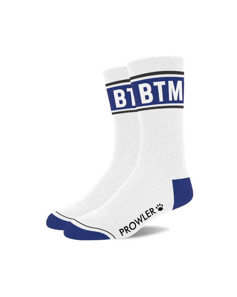 Chaussettes BTM Blanc-Bleu sextoys et accessoires sur La Boutique du Hard