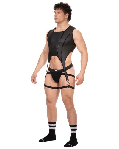 Bustier Porte-Jarretelles Milos Noir sextoys et accessoires sur La Boutique du Hard