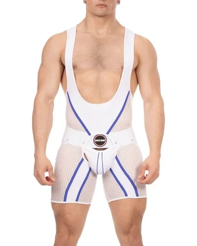 Body Backless Krish Blanc-Bleu sextoys et accessoires sur La Boutique du Hard