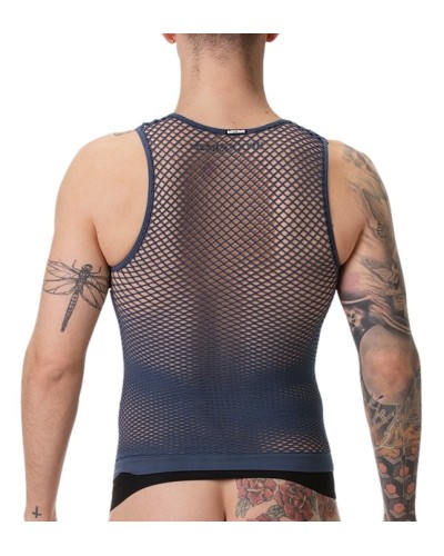 Débardeur Filet Stefano Bleu marine sextoys et accessoires sur La Boutique du Hard