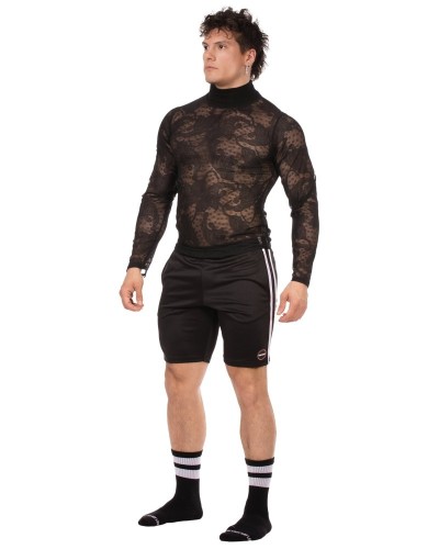 T-shirt Dentelle Mete Noir sextoys et accessoires sur La Boutique du Hard