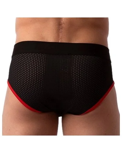 Slip Sicile Noir-Rouge sextoys et accessoires sur La Boutique du Hard