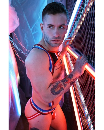 Harnais Retro Remix Rouge sextoys et accessoires sur La Boutique du Hard