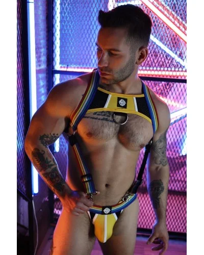 Harnais Retro Remix Jaune sextoys et accessoires sur La Boutique du Hard