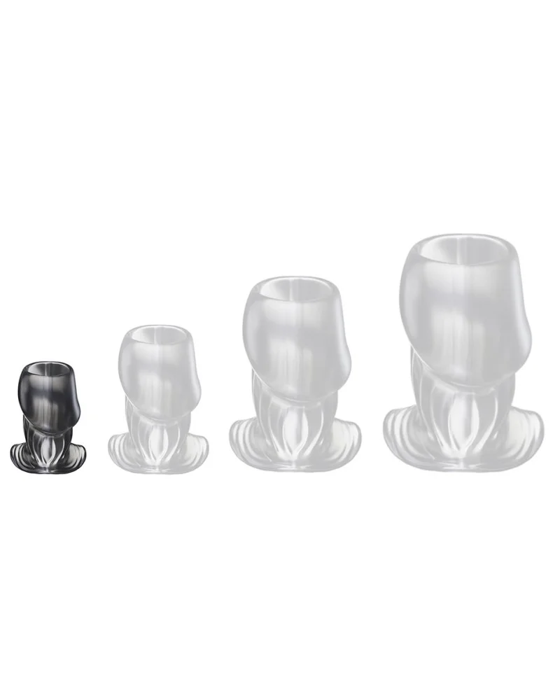 Plug tunnel Holik S 4 x 3 cm - Ouverture 22 mm Noir sextoys et accessoires sur La Boutique du Hard