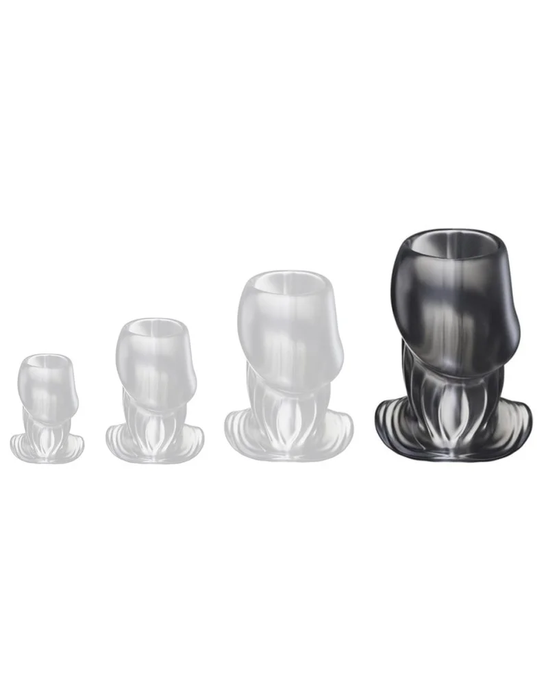 Plug Tunnel Holik XL 8.5 x 5.5 cm - Ouverture 38 mm Noir sextoys et accessoires sur La Boutique du Hard