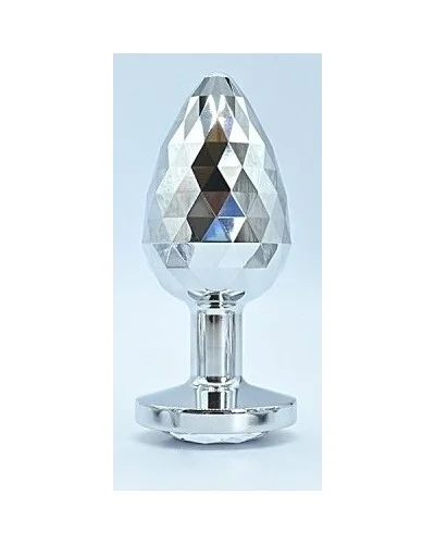 Plug Bijou IKONIK DIAMOND L 8 x 4 cm Argent sextoys et accessoires sur La Boutique du Hard