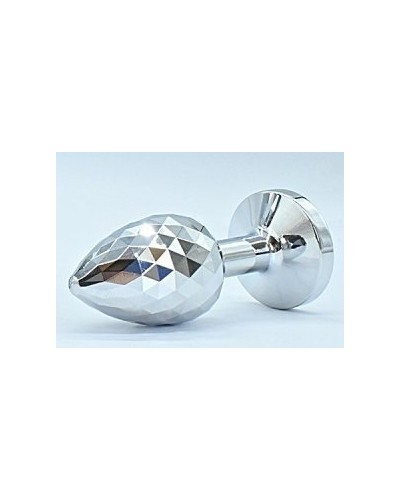 Plug Ikonik Diamond S 6 x 2.7cm Argent sextoys et accessoires sur La Boutique du Hard