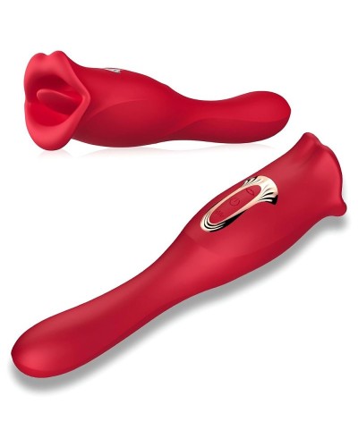 Stimulateur Anulingus avec Gode Lips Tongue 10 x 3.4cm sextoys et accessoires sur La Boutique du Hard