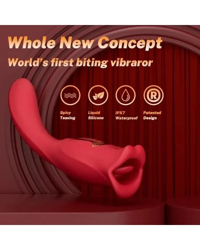 Stimulateur Anulingus avec Gode Lips Tongue 10 x 3.4cm sextoys et accessoires sur La Boutique du Hard