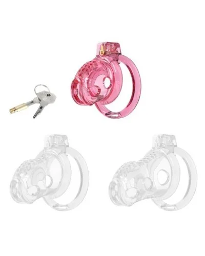 Cage de Chasteté Lock Hole S 6 x 3.6cm Rose sextoys et accessoires sur La Boutique du Hard