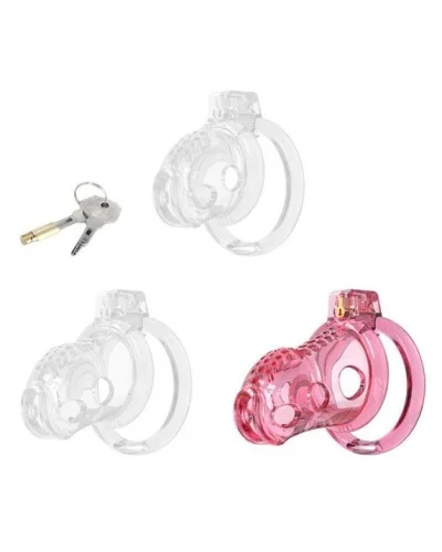 Cage de Chasteté Silicone LOCK HOLE L 8.5 x 4cm Rose sextoys et accessoires sur La Boutique du Hard