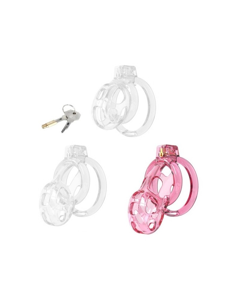 Cage de Chasteté Lock Cobra L 8.5 x 4cm Rose sextoys et accessoires sur La Boutique du Hard