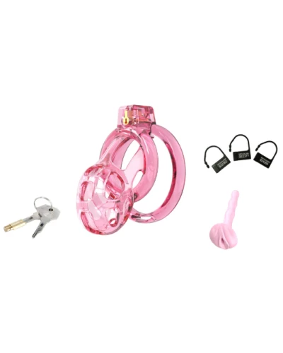 Cage de Chasteté Lock Cobra L 8.5 x 4cm Rose sextoys et accessoires sur La Boutique du Hard
