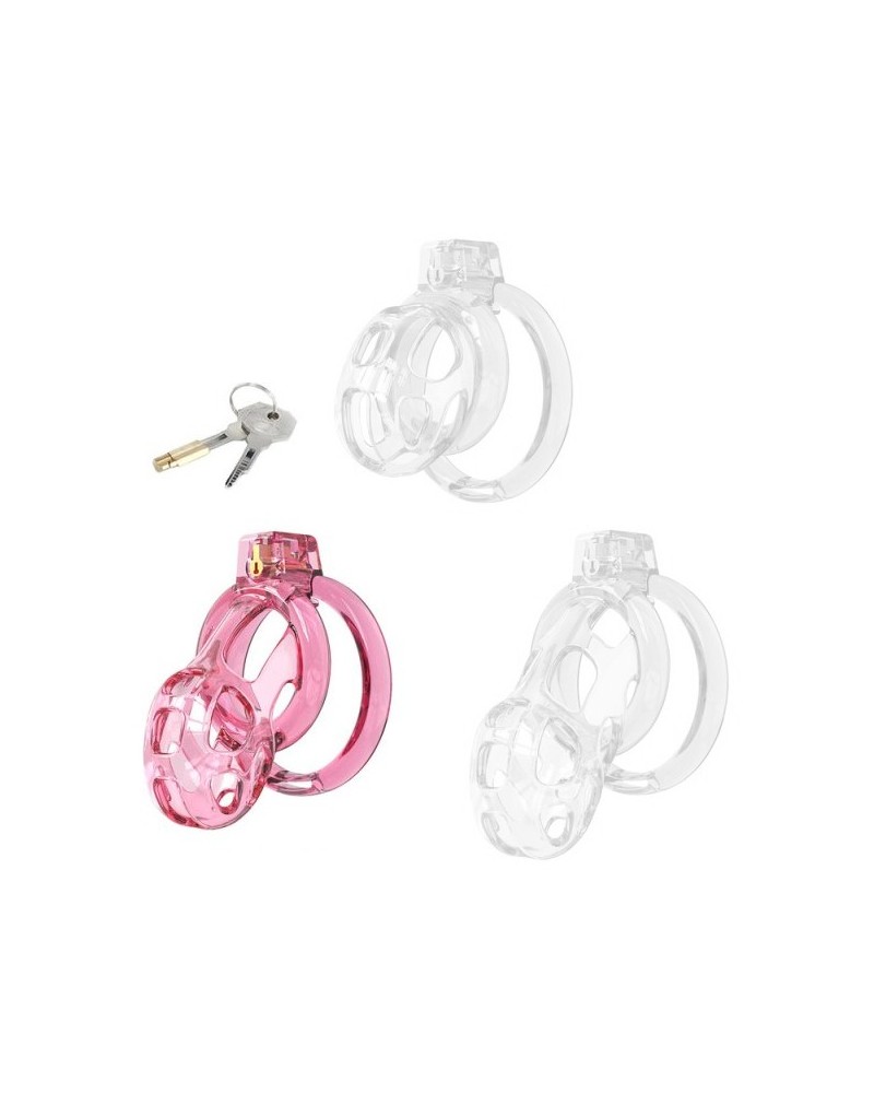 Cage de Chasteté Lock Cobra M 7 x 3.8cm Rose sextoys et accessoires sur La Boutique du Hard