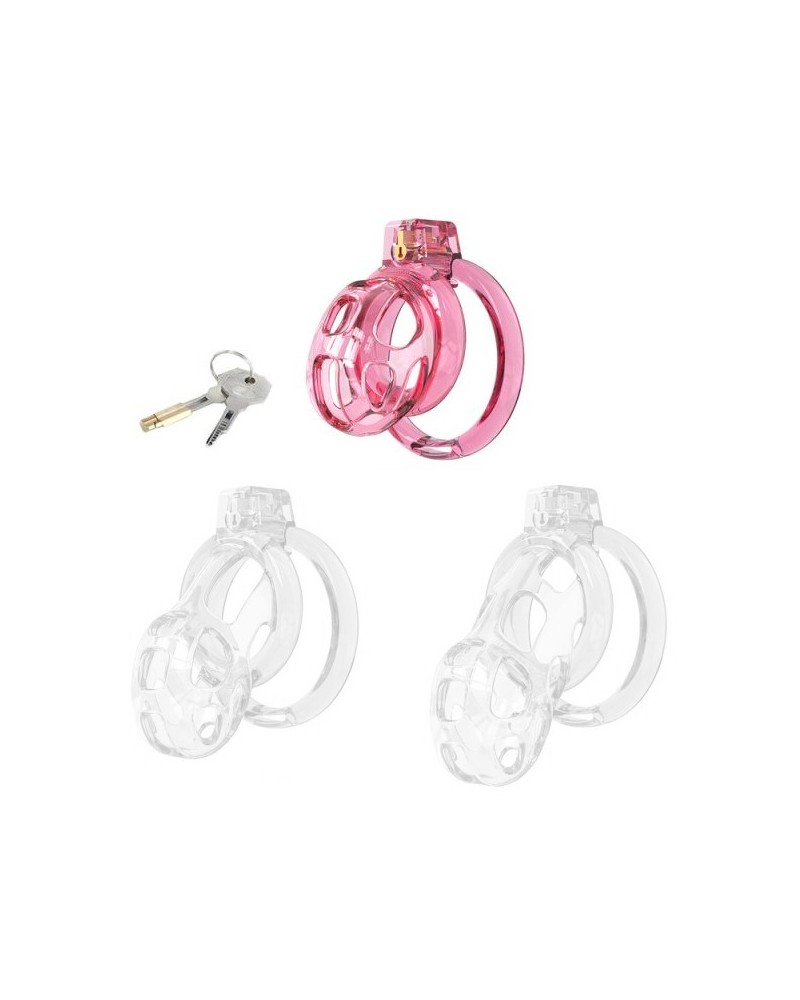 Cage de Chasteté Lock Cobra S 6 x 3.6cm Rose sextoys et accessoires sur La Boutique du Hard