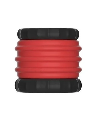Ballstretcher Soqlo 35 mm - Hauteur 5 cm Rouge-Noir sextoys et accessoires sur La Boutique du Hard