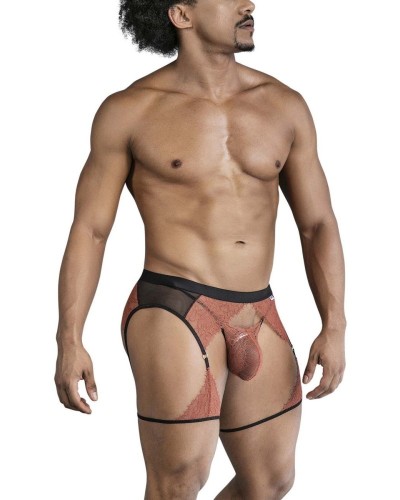 String et Porte-Jarretelles Moreyo Terracotta sextoys et accessoires sur La Boutique du Hard