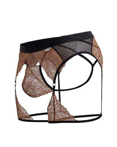 String et Porte-Jarretelles Moreyo Terracotta sextoys et accessoires sur La Boutique du Hard