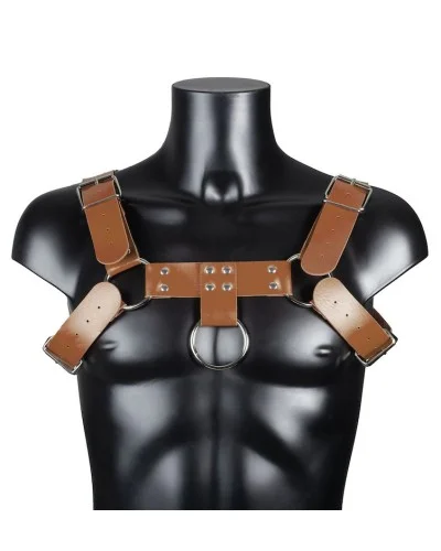 Harnais simili Harnis Marron sextoys et accessoires sur La Boutique du Hard