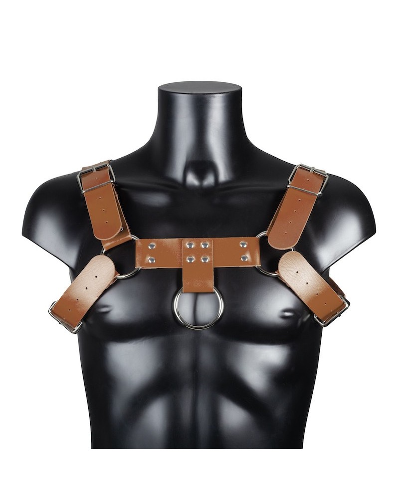Harnais simili Harnis Marron sextoys et accessoires sur La Boutique du Hard