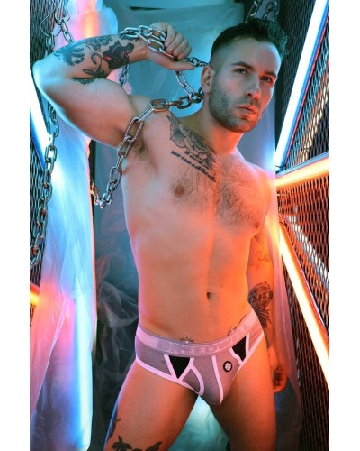 Slip Retro Remix Gris sextoys et accessoires sur La Boutique du Hard