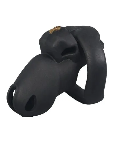 Cage de Chasteté Silicone Flexty S 9 x 3.5cm Noire sextoys et accessoires sur La Boutique du Hard