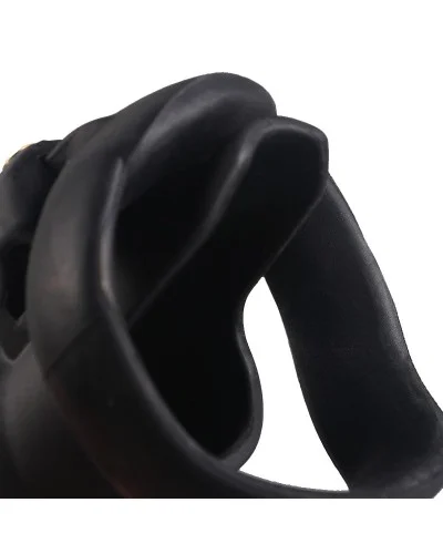 Cage de Chasteté Silicone Flexty S 9 x 3.5cm Noire sextoys et accessoires sur La Boutique du Hard