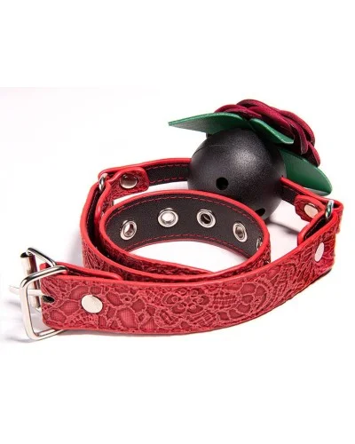 Bâillon-Boule Opening Rose 47mm sextoys et accessoires sur La Boutique du Hard