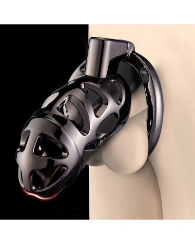 Cage de chasteté Very Lock 10.5 x 3.5 cm Noire sextoys et accessoires sur La Boutique du Hard