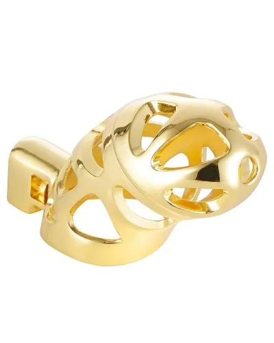 Cage de chasteté Very Lock 10.5 x 3.5 cm Dorée sextoys et accessoires sur La Boutique du Hard