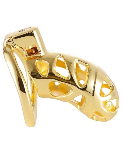 Cage de chasteté Very Lock 10.5 x 3.5 cm Dorée sextoys et accessoires sur La Boutique du Hard