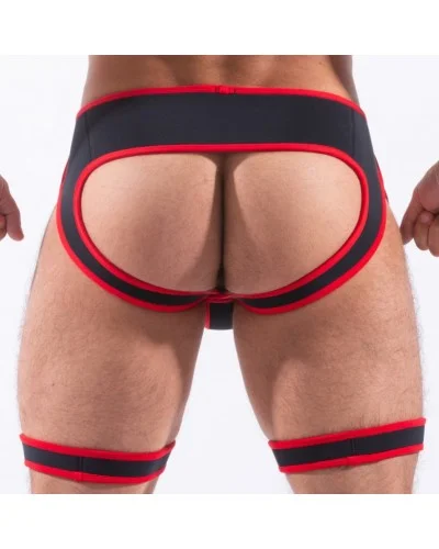 Backless Snax Noir-Rouge sextoys et accessoires sur La Boutique du Hard