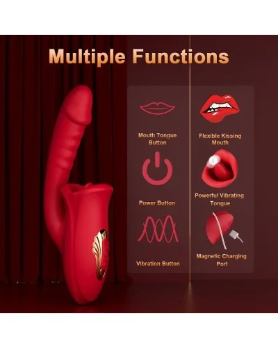 Vibro Rabbit Lipscock 14 x 3.5cm  sextoys et accessoires sur La Boutique du Hard