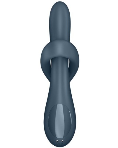Vibro Rabbit Heat Flex 4 Gris sextoys et accessoires sur La Boutique du Hard