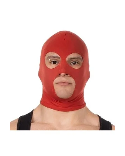 Cagoule Face Mask Rouge sextoys et accessoires sur La Boutique du Hard