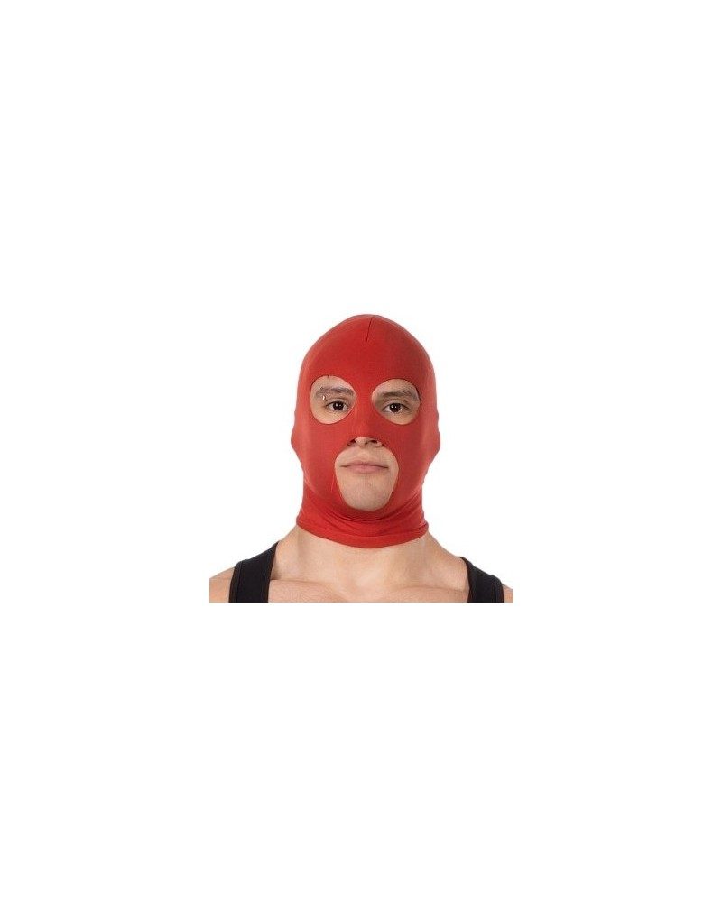 Cagoule Face Mask Rouge sextoys et accessoires sur La Boutique du Hard