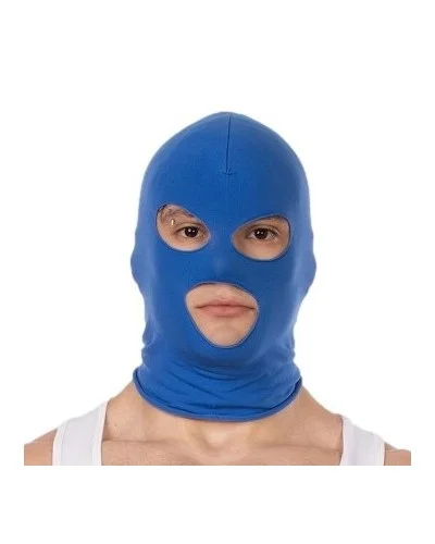 Cagoule Face Mask Bleue sextoys et accessoires sur La Boutique du Hard