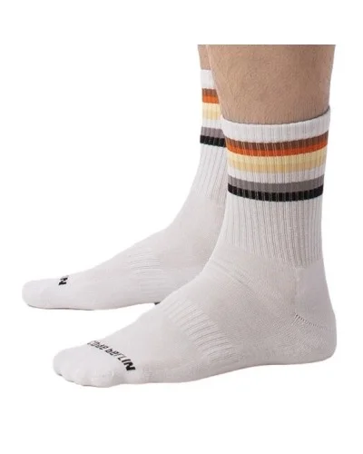 Chaussettes blanches Bear Flag Fetish Half Socks sextoys et accessoires sur La Boutique du Hard